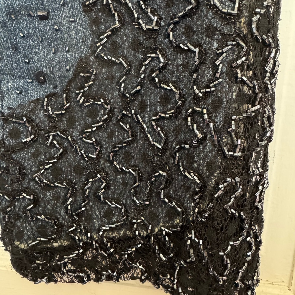 Vintage Paris Chic Women’s Flare Jeans Size 4 Originally 195.00 Embellished - Picture 5 of 13